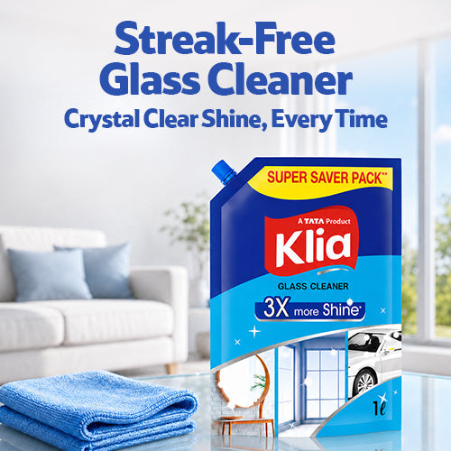 Klia Glass Cleaner Refill Pouch, 1 L