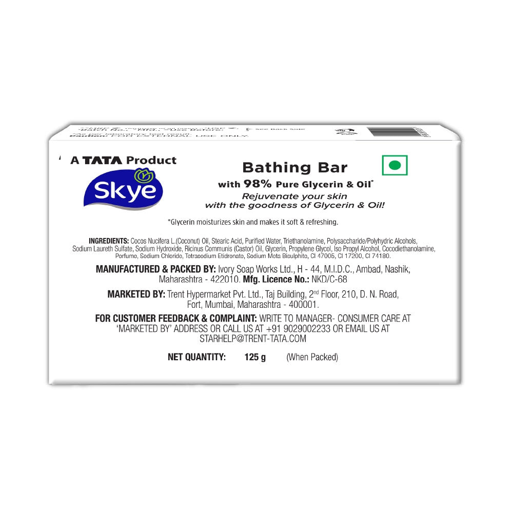 Skye Pure Glycerine Soap, 125 g