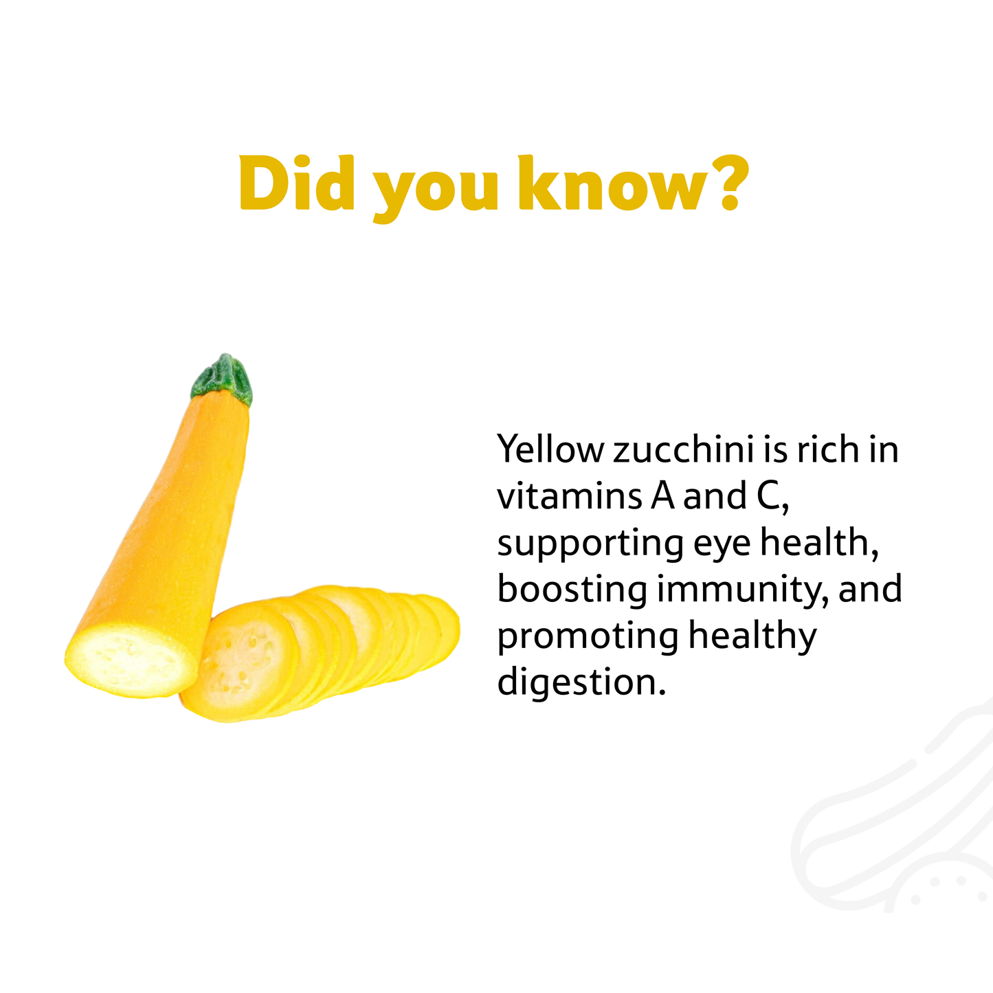 Zucchini Yellow, Prepack 1 Pc