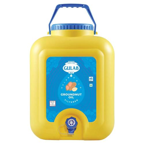 Gulab Filtered Groundnut Oil Jar 13 kg