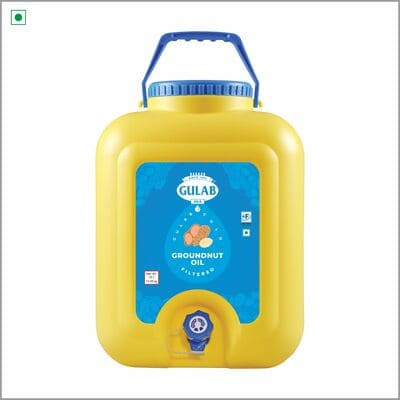Gulab Filtered Groundnut Oil Jar 13 kg