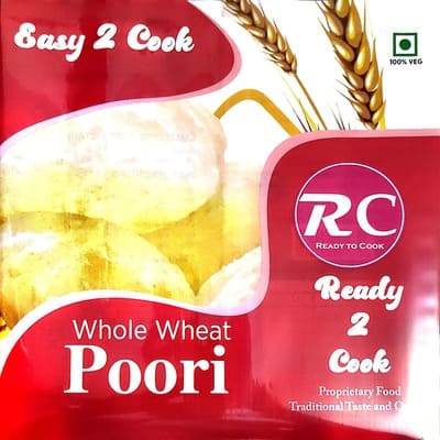 Rc Whole Wheat Poori 400 gm