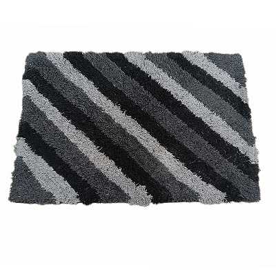 Smartle Bathmat Stripe Grey 40X60Cm pack of 1