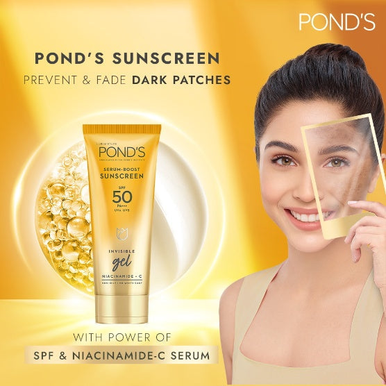 Ponds Serum Boost Sunscreen Cream Spf 55 100 g