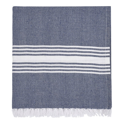 Smartle Cotton Bath Towel Blue 75X150 Cm 1 Pcs