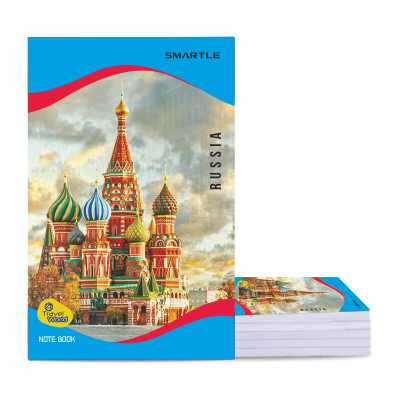 Smartle A4 Note Book 132 Pages pack of 6