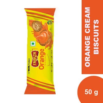 Fabsta Orange Cream Biscuits 50 Gm