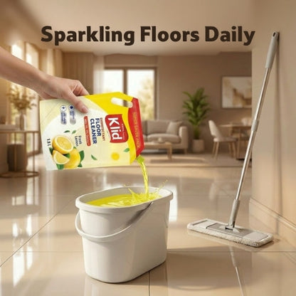 Klia Disinfectant Floor Cleaner Lemon, 1800 ml