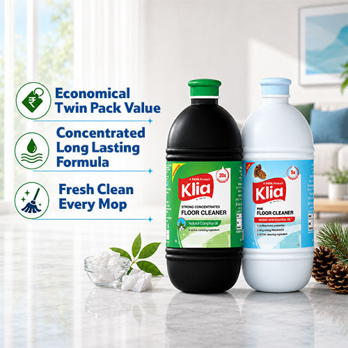 Klia Floor Cleaner Milky And Strong Combi 2X1 Ltr