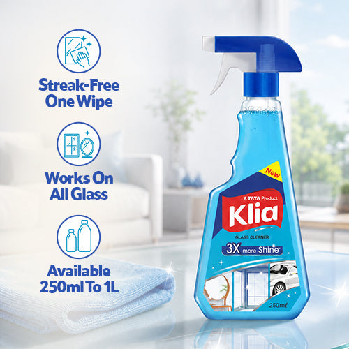 Klia Glass Cleaner, 250 ml