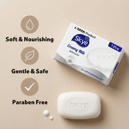 Skye Creamy Bathing Soap, 125 g