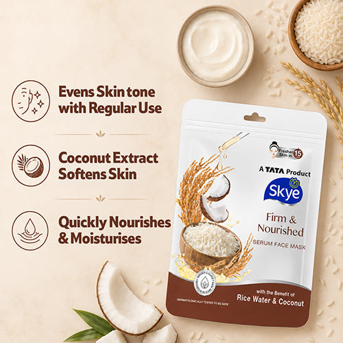 Skye Rice Water And Coconut Facesheet Mask pack of 1