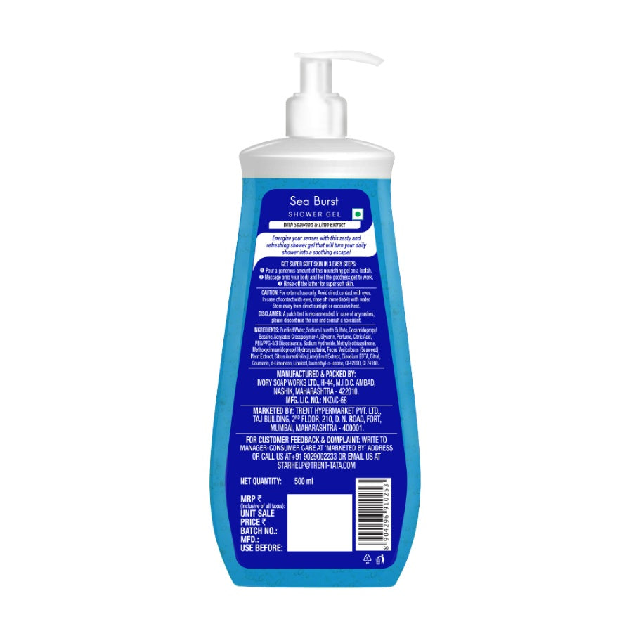 Skye Sea Burst Shower Gel, 500 ml