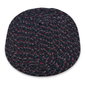 Smartle Oval Mat Assorted 33X53Cm pack of 1