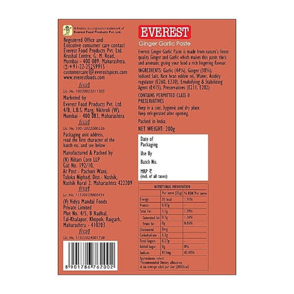 Everest Ginger Garlic Paste 200 g