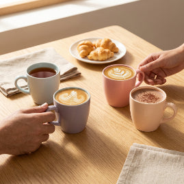 Smartle Tea Cup Peach set of4