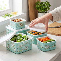 Smartle Fresia Container Green set of 4