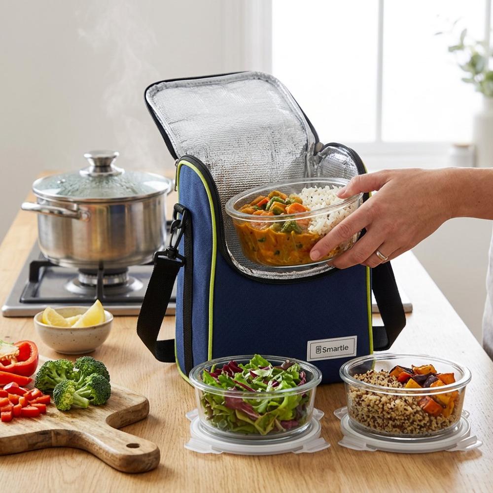 Smartle Fresh Cliq Glass Lunch Box 3 pcs