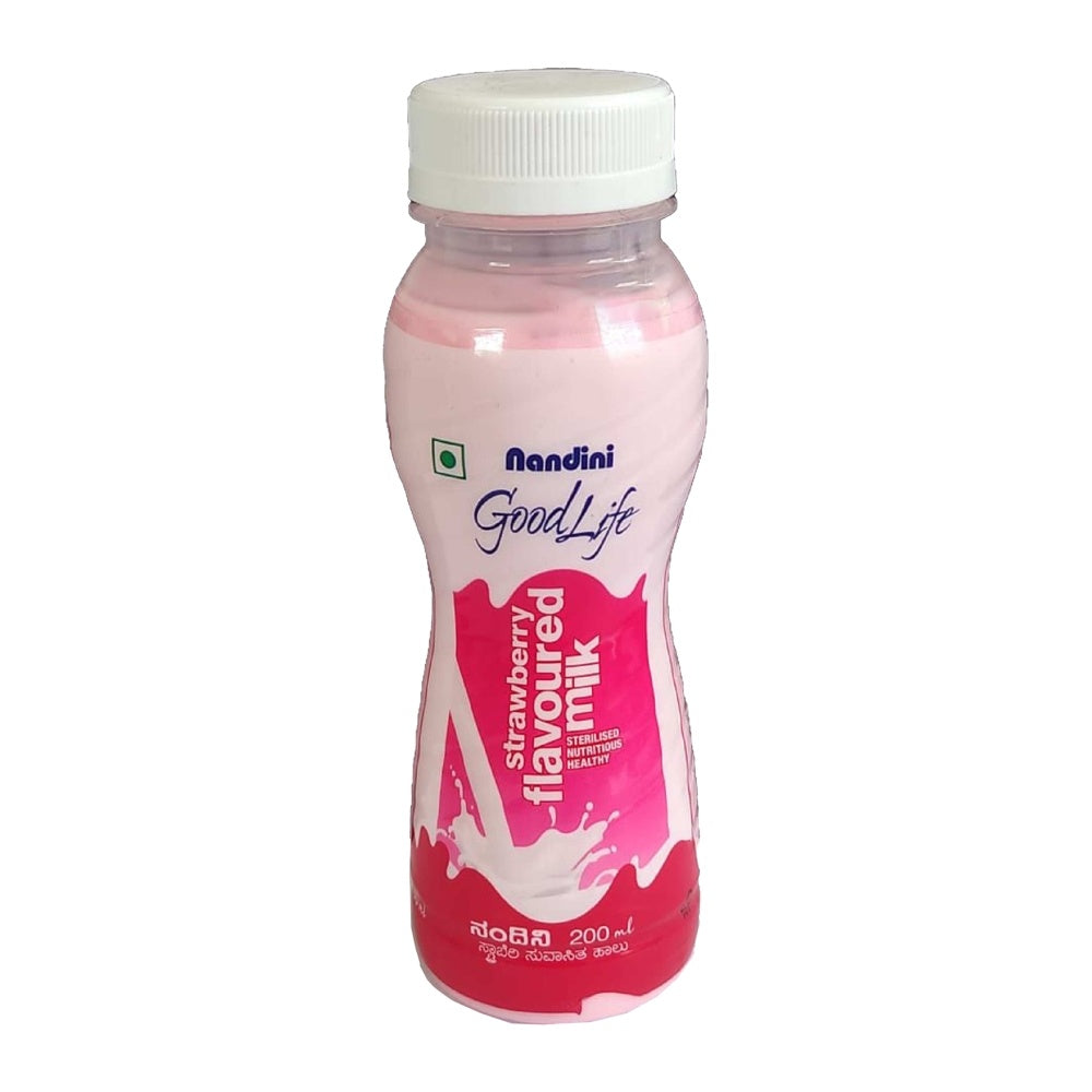 Nandini Good Life Strawberry Flavored Milk Pet Bottle 200 g