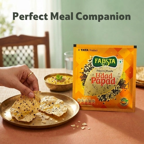 Fabsta Peppery Urad Papad, 1 Kg