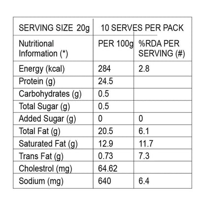D'Lecta Mozzarella Chees Block 200 g