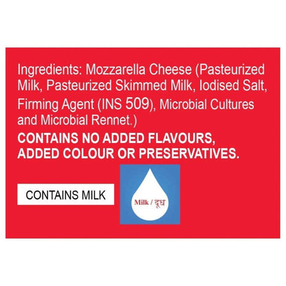 D'Lecta Mozzarella Chees Block 200 g