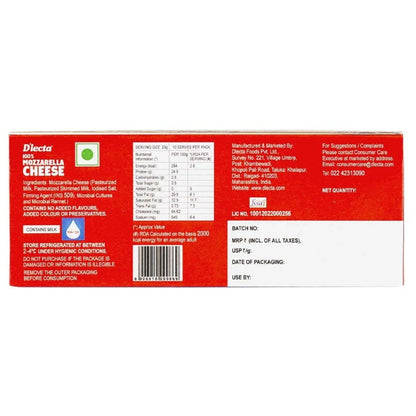 D'Lecta Mozzarella Chees Block 200 g