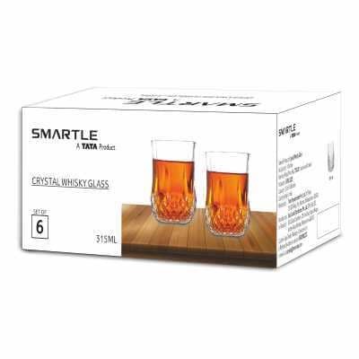 Smartle Crystal Whiskey Tumbler 315 ml