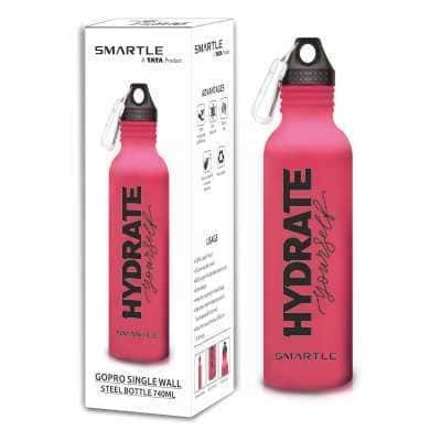 Smartle Go Pro Steel Bottle Pink 740 ml