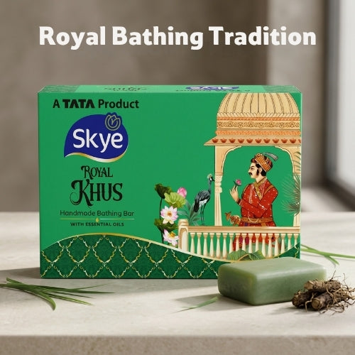 Skye Royal Khus Handmade Bathing Bar, 125 g
