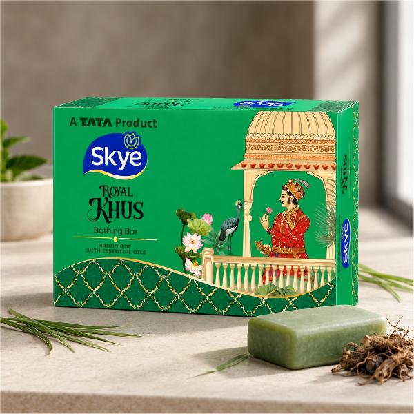 Skye Royal Khus Bathing Bar, 125 g