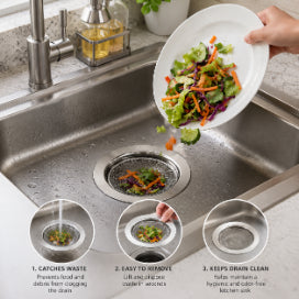 Smartle Steel Sink Drainer pack of 1