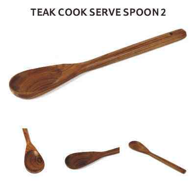 Smartle Teak Cook Serve Spoon 2 pack of 1