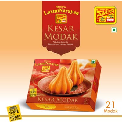 Sitashree Laxminarayan Kesar Modak 200 g