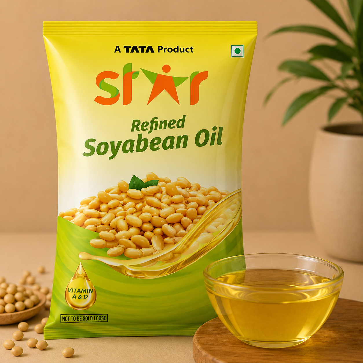 Star Refined Soyabean Oil Pouch 800 g