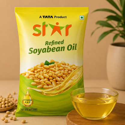 Star Refined Soyabean Oil Pouch 800 g