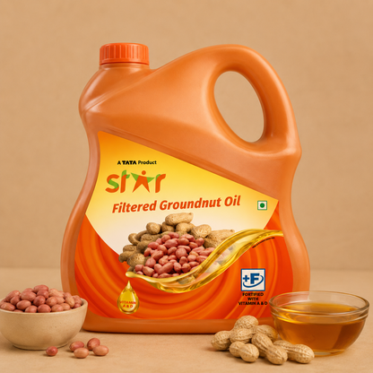 Star Filtered Groundnut Oil Jar 4.35 kg