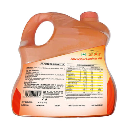 Star Filtered Groundnut Oil Jar 4.35 kg