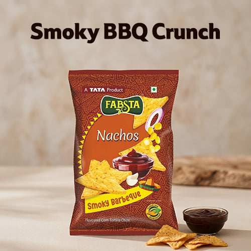 Fabsta Smoky Barbeque Nachos, 130 g