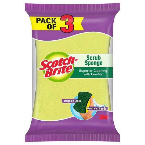 Scotch Brite Scrub Sponge Small pack of 3