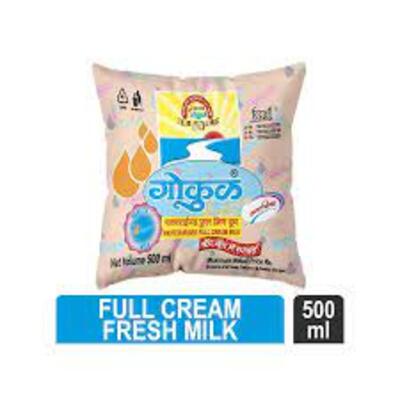 Gokul Full Cream Milk Pouch 500 ml