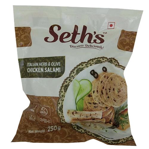 Sethwala Herb & Olive Chicken Salami 250 g