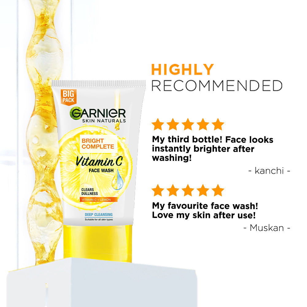 Garnier Bright Complete Face Wash 150 g