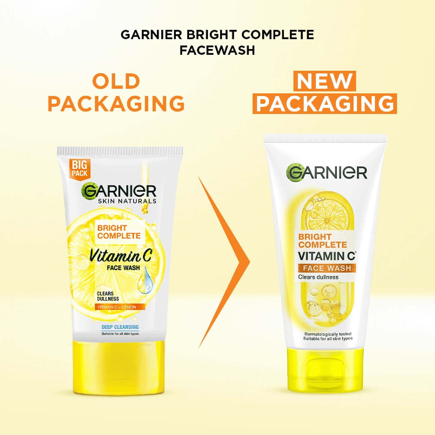 Garnier Bright Complete Face Wash 150 g