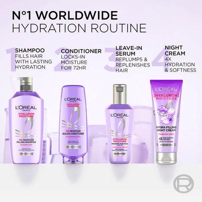 L'Oreal Paris Hyaluron 72 Hrs Moisture Filling Shampoo 650 ml
