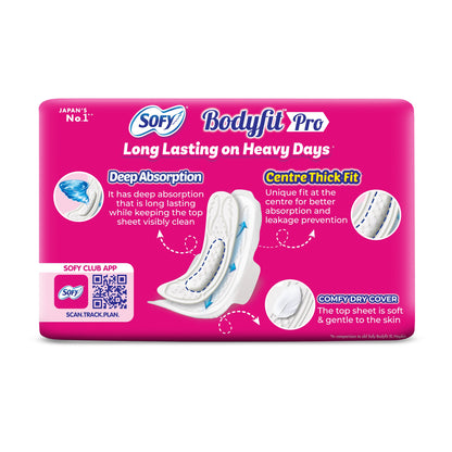 Sofy Bodyfit Sanitary Napkin Xl pack of 18