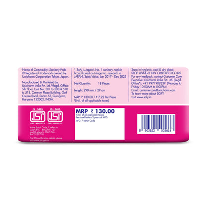 Sofy Bodyfit Sanitary Napkin Xl pack of 18