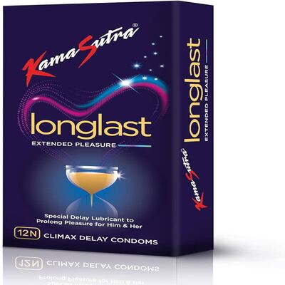 Kamasutra Long Last Condoms Pack Of 12