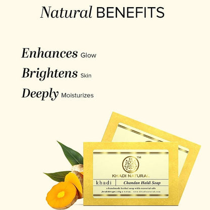 Khadi Earth Turmeric Sandalwood Soap 125 g