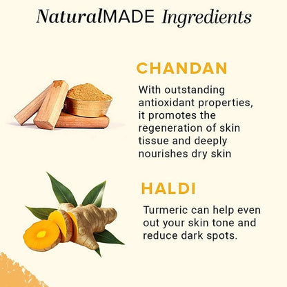 Khadi Earth Turmeric Sandalwood Soap 125 g